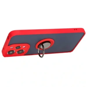 Hurtownia GSM - Bizon Case Hybrid Gyűrű Xiaomi Redmi 12 füstös piros kerettel - BIZ2465 - {ean13} - Hurt