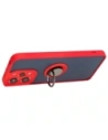Hurtownia GSM - Etui s úchopem na prst Bizon Case Hybrid Ring pro Xiaomi Redmi 12 kouřové s červeným rámečkem - BIZ2465 - {ean13} - Hurt