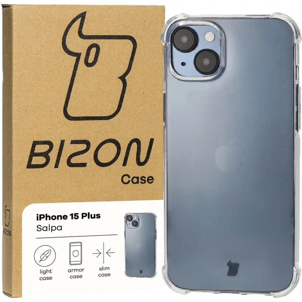 Hurtownia GSM - Bizon Case Salpa Apple iPhone 15 Plus transparent - BIZ2471 - {ean13} - Hurt