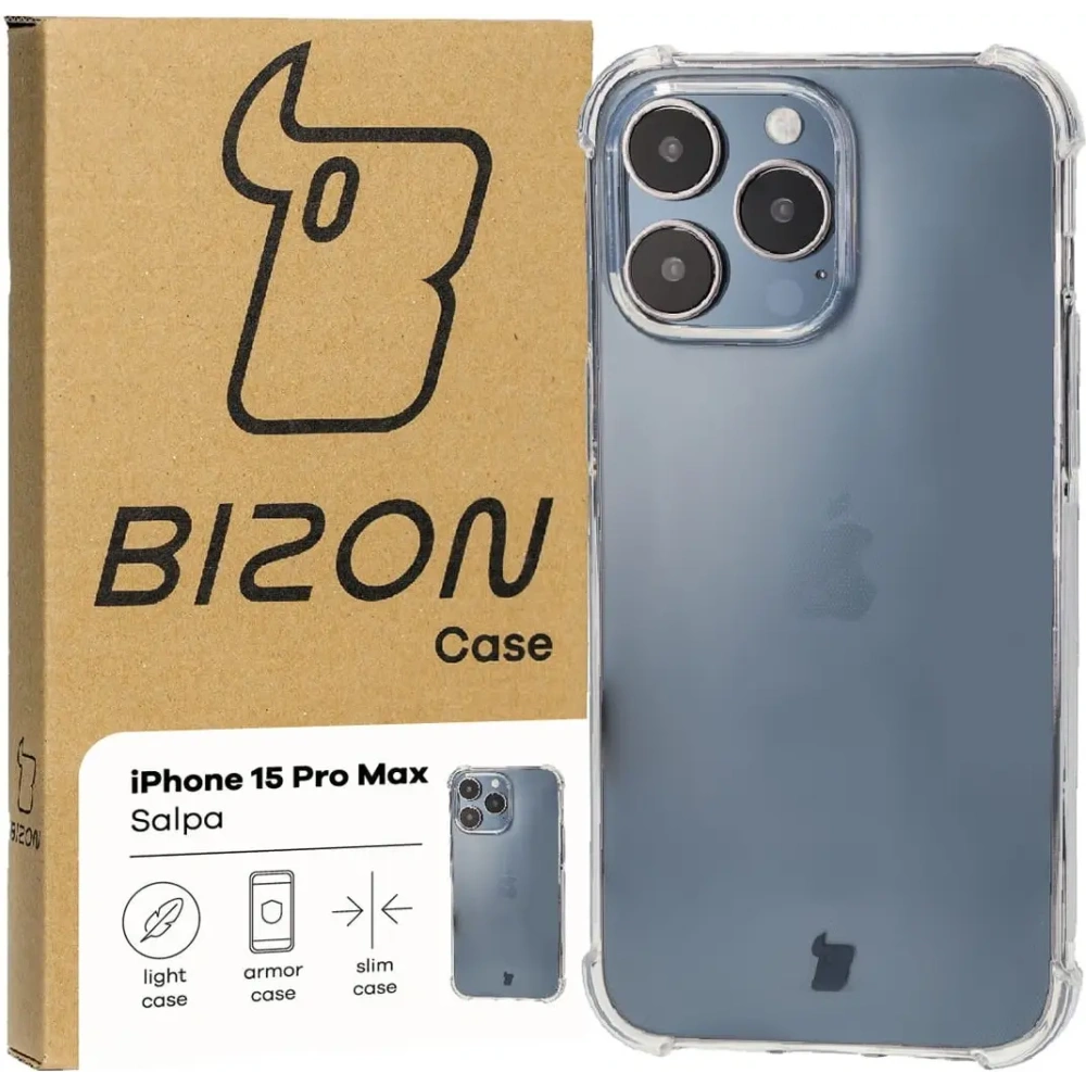 Hurtownia GSM - Bizon Case Salpa Apple iPhone 15 Pro Max klar - BIZ2473 - {ean13} - Hurt
