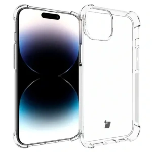 Hurtownia GSM - Elastické pouzdro Bizon Case Salpa pro Apple iPhone 15 průhledné - BIZ2474 - {ean13} - Hurt