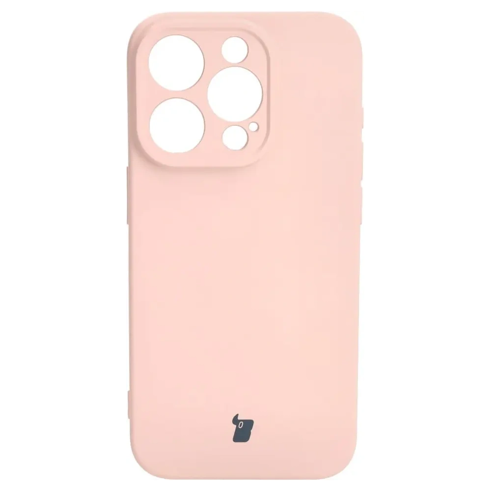 Hurtownia GSM - Etui Bizon Case Silicone do Apple iPhone 15 Pro jasnoróżowe - BIZ2475 - {ean13} - Hurt