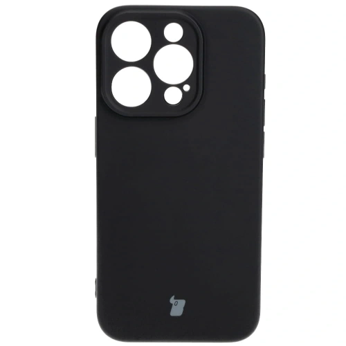 Etui Bizon Case Silicone do Apple iPhone 15 Pro czarne