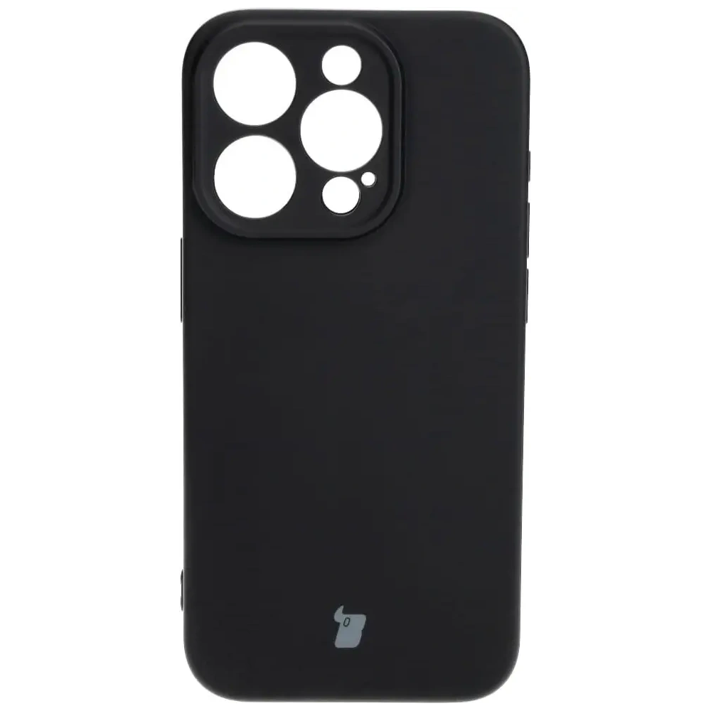 Hurtownia GSM - Etui Bizon Case Silicone do Apple iPhone 15 Pro czarne - BIZ2476 - {ean13} - Hurt