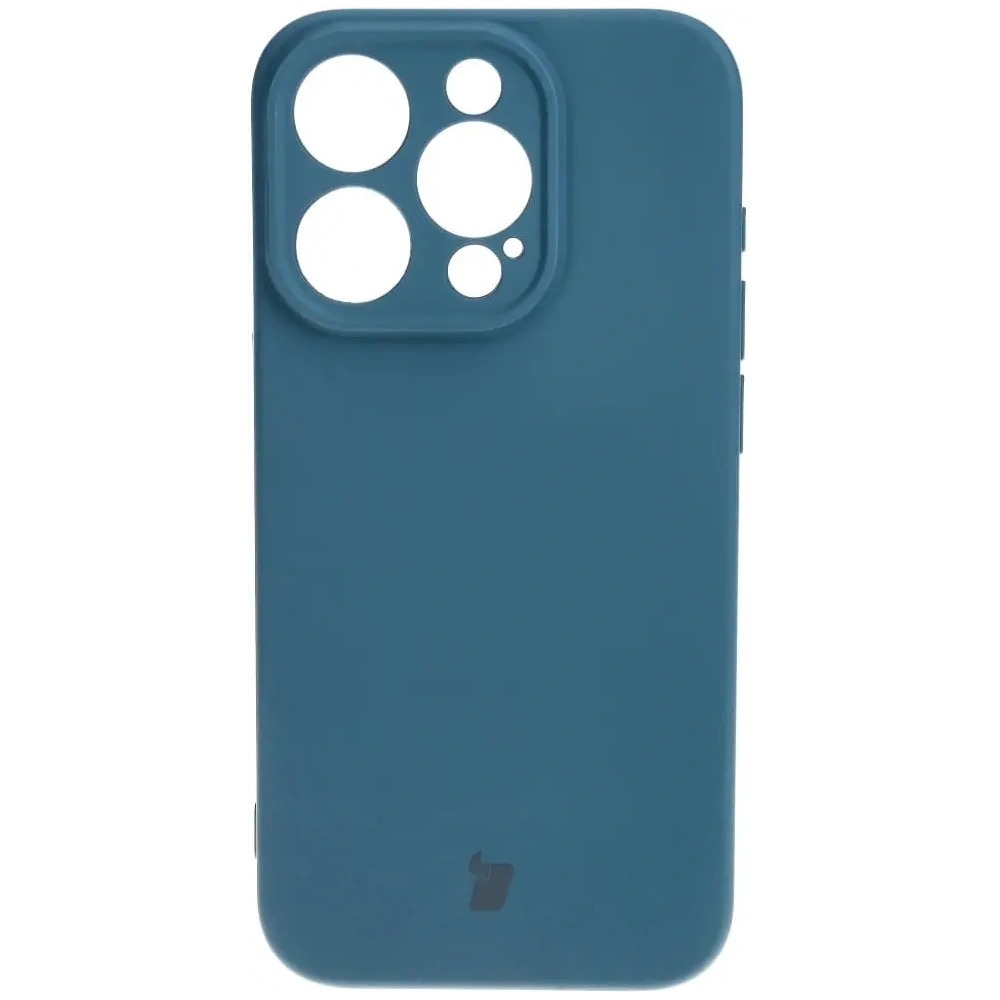 Hurtownia GSM - Etui Bizon Case Silicone do Apple iPhone 15 Pro granatowe - BIZ2477 - {ean13} - Hurt