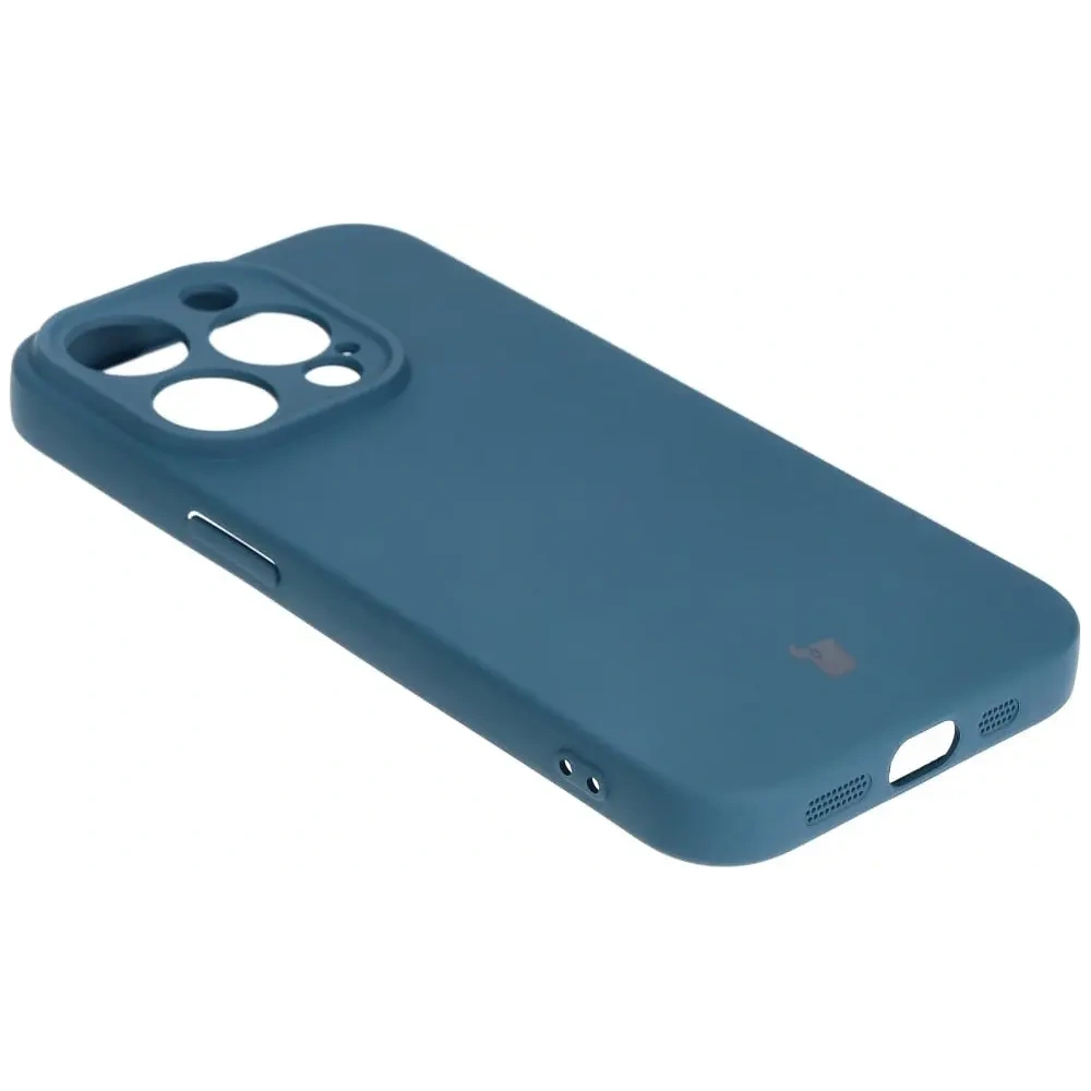 Hurtownia GSM - Etui Bizon Case Silicone do Apple iPhone 15 Pro granatowe - BIZ2477 - {ean13} - Hurt