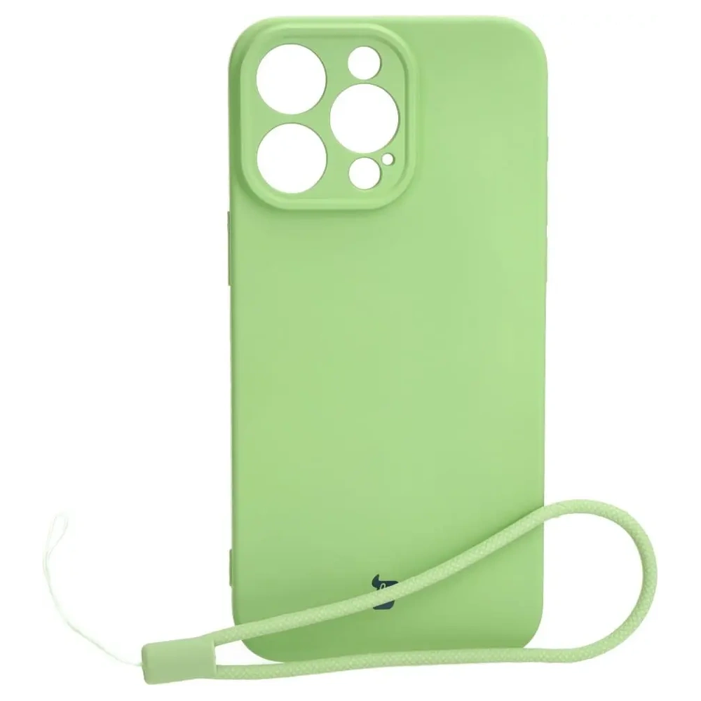 Hurtownia GSM - Etui Bizon Case Silicone do Apple iPhone 15 Pro Max jasně zelené - BIZ2478 - {ean13} - Hurt