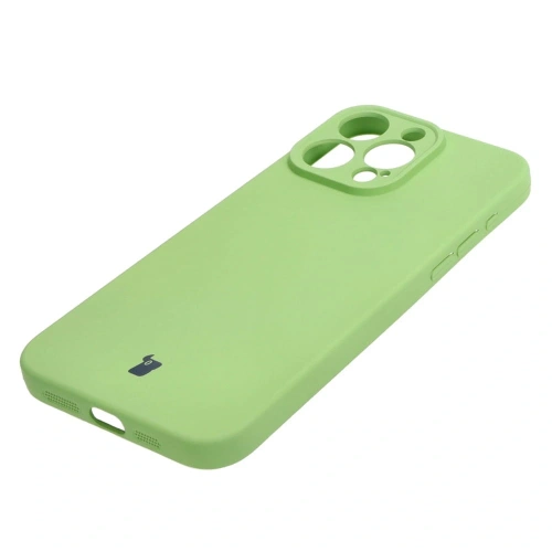Etui Bizon Case Silicone do Apple iPhone 15 Pro Max jasnozielone