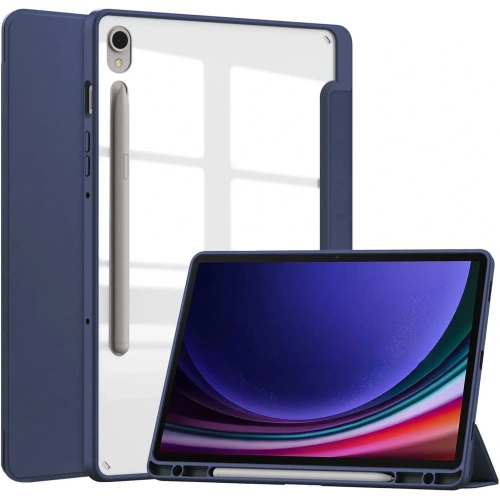 Etui Bizon Case Tab Clear Matt do Samsung Galaxy Tab S9 granatowe