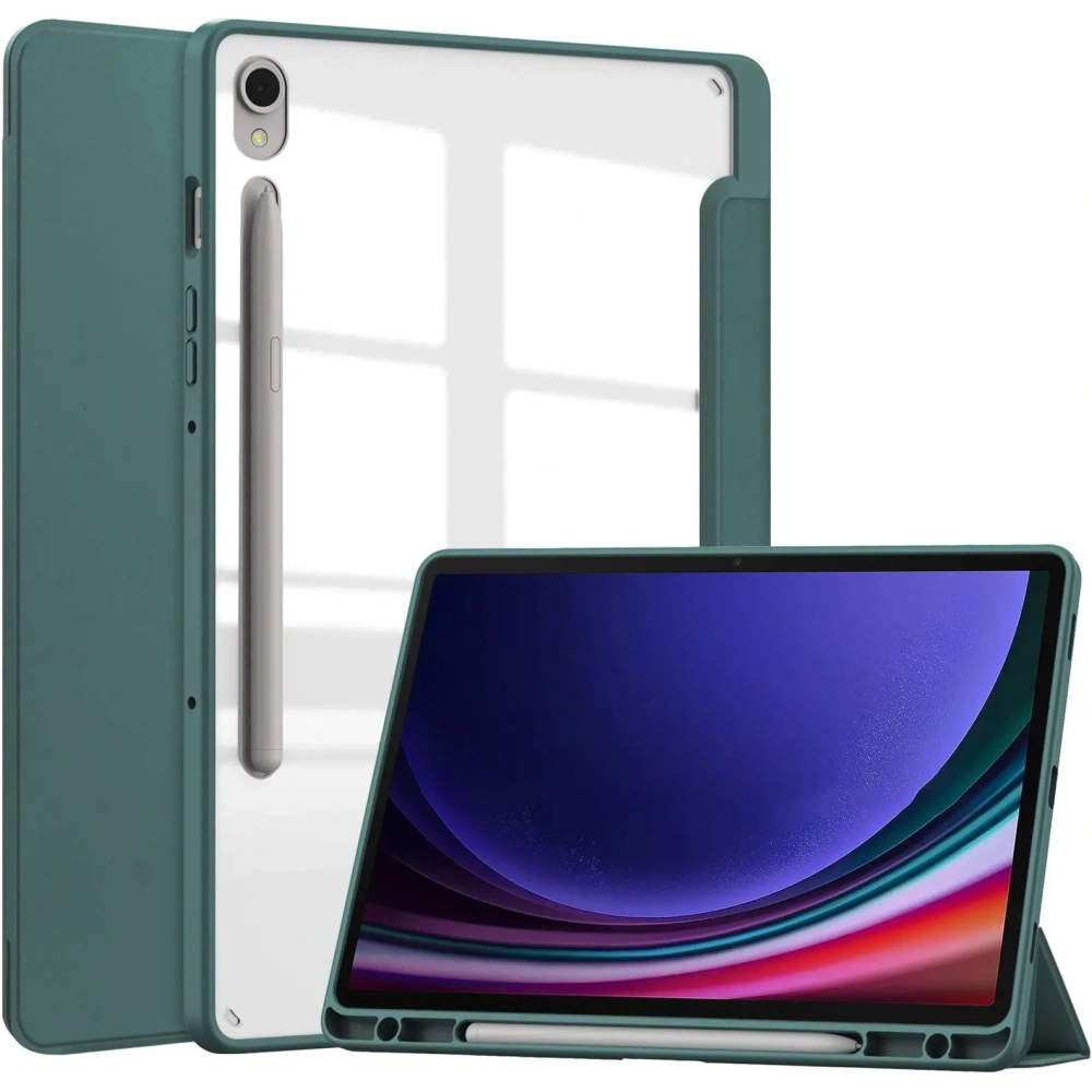 Hurtownia GSM - Etui Bizon Case Tab Clear Matt do Samsung Galaxy Tab S9 tmavě zelené - BIZ2487 - {ean13} - Hurt