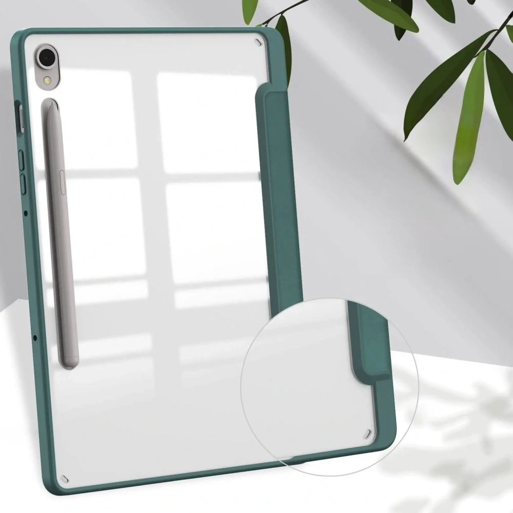Hurtownia GSM - Etui Bizon Case Tab Clear Matt do Samsung Galaxy Tab S9 tmavě zelené - BIZ2487 - {ean13} - Hurt