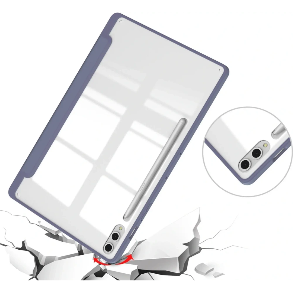 Hurtownia GSM - Bizon Case Tab Clear Matt Samsung Galaxy Tab S10 Plus / S9 Plus lavendel - BIZ2489 - {ean13} - Hurt
