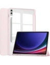 Bizon Case Tab Clear Matt Samsung Galaxy Tab S10 Plus / S9 Plus hellrosa