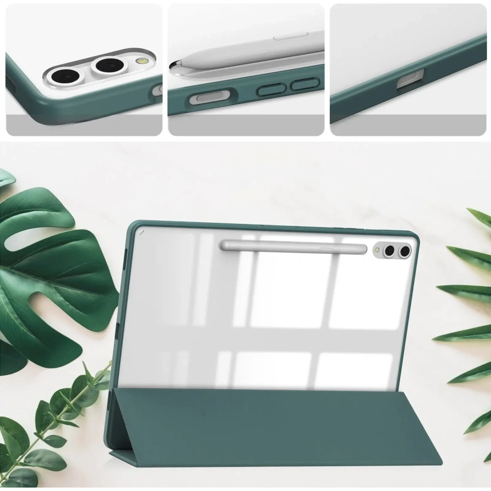 Hurtownia GSM - Bizon Case Tab Clear Matt Samsung Galaxy Tab S10 Plus / S9 Plus dunkelgrün - BIZ2493 - {ean13} - Hurt
