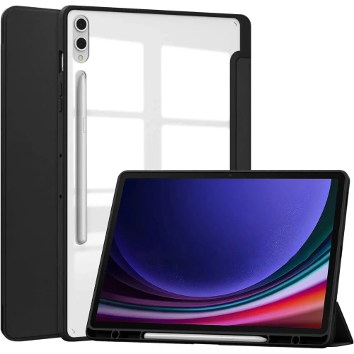 Etui Bizon Case Tab Clear Matt do Samsung Galaxy Tab S10 Plus / S9 Plus czarne