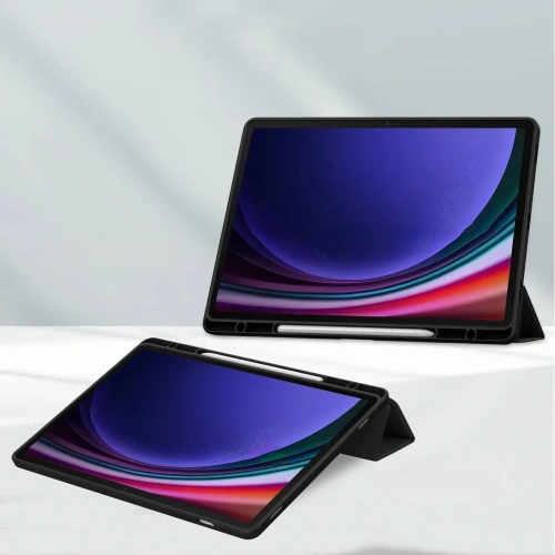 Etui Bizon Case Tab Clear Matt do Samsung Galaxy Tab S10 Plus / S9 Plus czarne