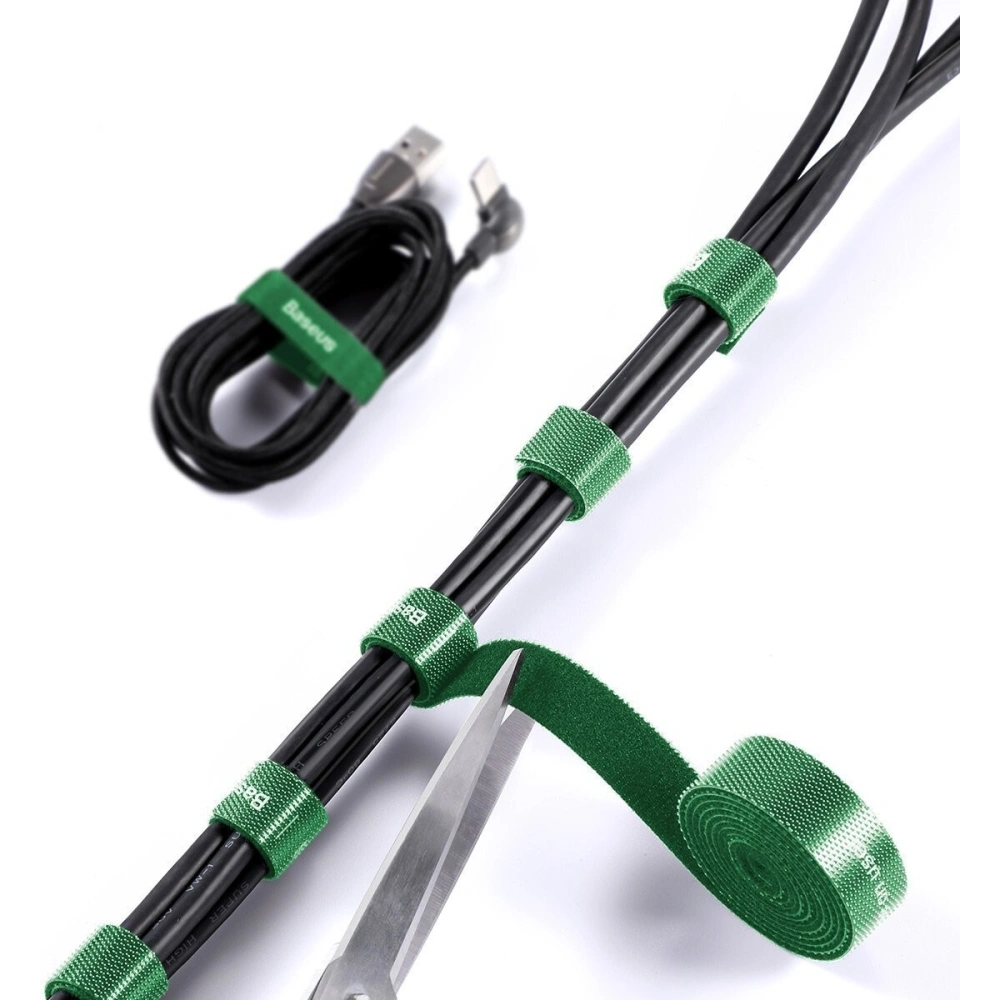 Wholesale Baseus Colourful Circle Velcro Straps 1m Green - BSU1366GRN - {ean13} - Hurt