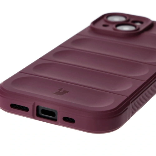 Pancerne etui Bizon Case Tur do Apple iPhone 15 ciemnofioletowe