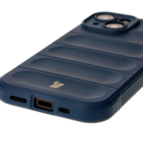 Pancerne etui Bizon Case Tur do Apple iPhone 15 granatowe
