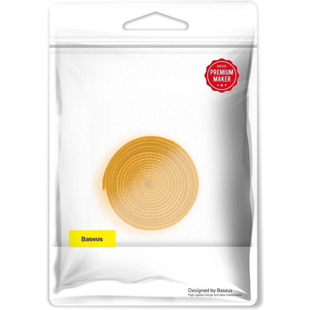 Hurtownia GSM - Velcro-Bänder, Kabelorganisator Baseus Colourful Circle Velcro Straps 1m (gelb) - BSU1367YEL - {ean13} - Hurt