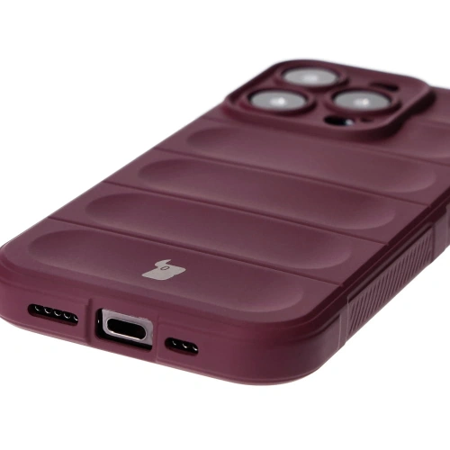 Pancerne etui Bizon Case Tur do Apple iPhone 15 Pro ciemnofioletowe