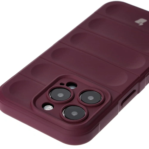 Pancerne etui Bizon Case Tur do Apple iPhone 15 Pro ciemnofioletowe