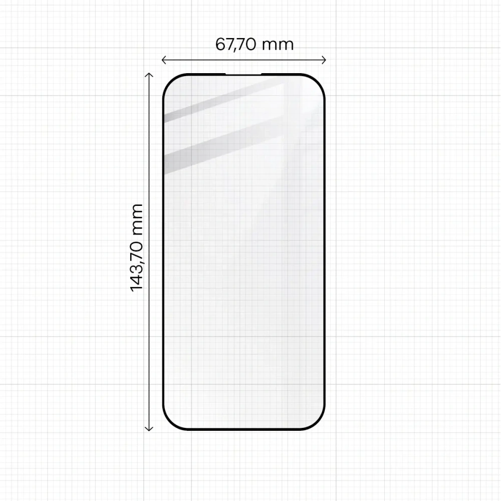 Hurtownia GSM - Bizon Glass Edge 2 Apple iPhone 15 Pro fekete - BIZ3094 - {ean13} - Hurt