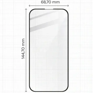 Hurtownia GSM - Bizon Glass Edge 2 Apple iPhone 15 / 16 fekete - BIZ3095 - {ean13} - Hurt