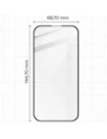 Hurtownia GSM - Bizon Glass Edge 2 Apple iPhone 15 / 16 fekete - BIZ3095 - {ean13} - Hurt