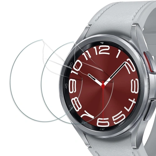 Folia hydrożelowa na ekran Bizon Glass Hydrogel do Samsung Galaxy Watch 6 Classic 43mm [2 PACK] (zegarek)