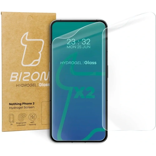 Folia hydrożelowa na ekran Bizon Glass Hydrogel do Nothing Phone 2 [2 PACK]