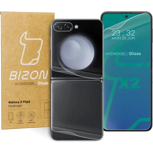 Folia hydrożelowa na tył i przód Bizon Glass Hydrogel Samsung Galaxy Z Flip5