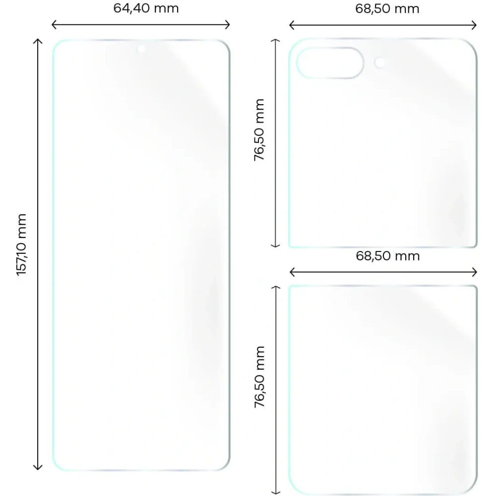 Hurtownia GSM - Folia hydrożelowa na tył i przód Bizon Glass Hydrogel Samsung Galaxy Z Flip5 - BIZ3099 - {ean13} - Hurt