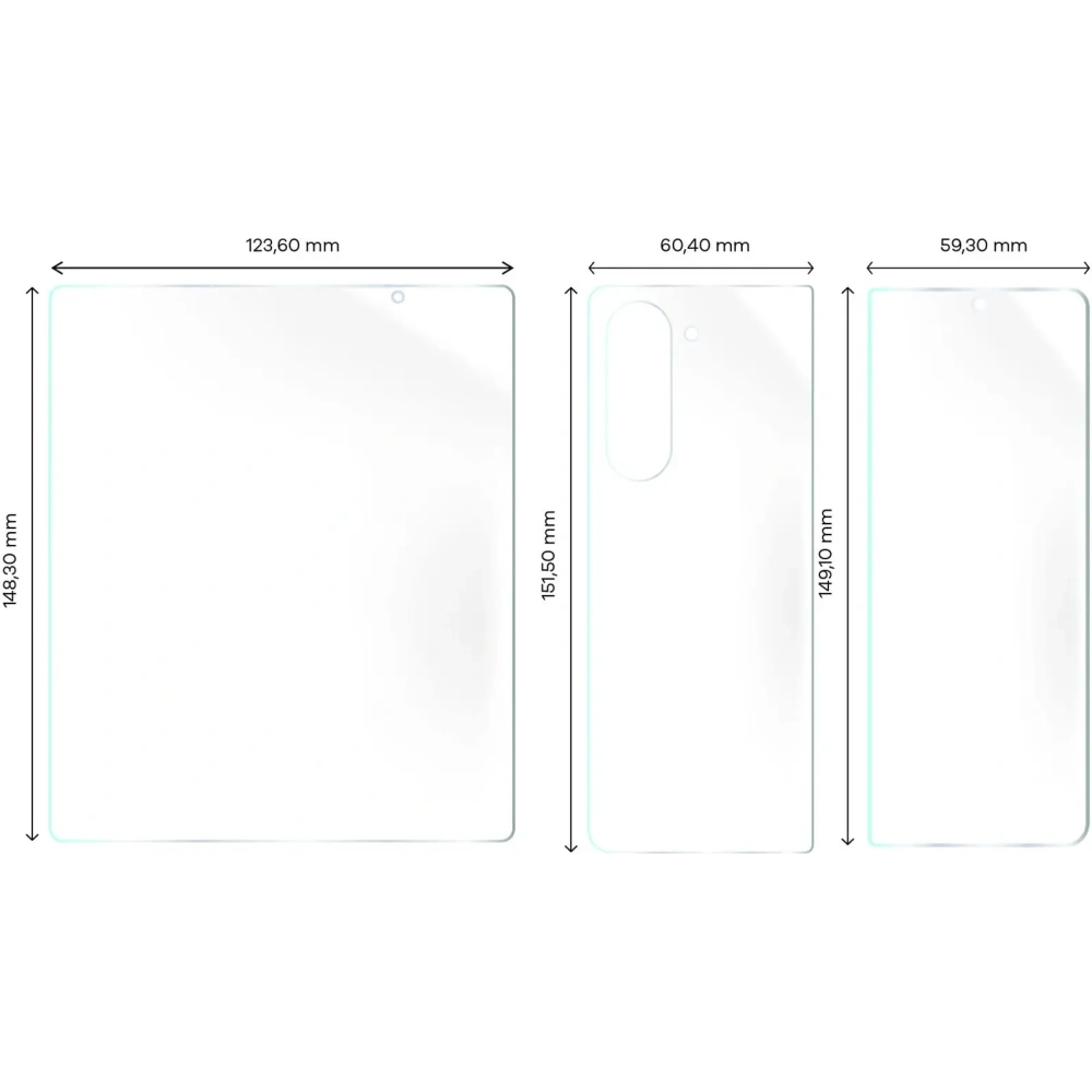 Hurtownia GSM - Folia hydrożelowa na tył i przód Bizon Glass Hydrogel Samsung Galaxy Z Fold5 - BIZ3100 - {ean13} - Hurt