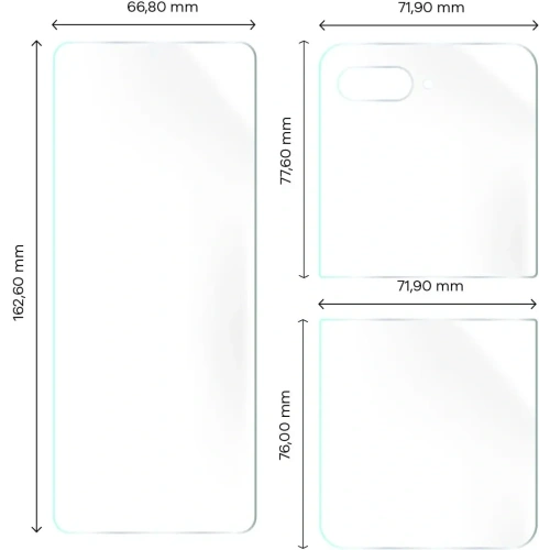 Folia hydrożelowa na tył i przód Bizon Glass Hydrogel Motorola Razr 40 Ultra