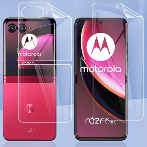 Folia hydrożelowa na tył i przód Bizon Glass Hydrogel Motorola Razr 40 Ultra