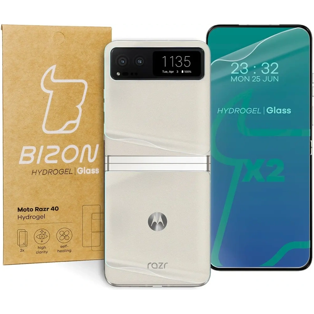 Wholesale Bizon Glass Hydrogel Motorola Razr 40 - BIZ3102 - {ean13} - Hurt