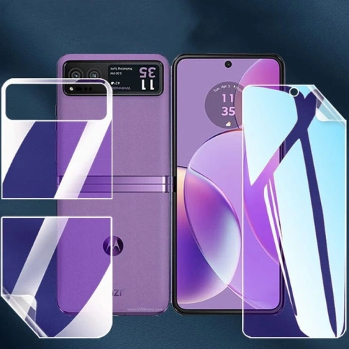 Folia hydrożelowa na tył i przód Bizon Glass Hydrogel Motorola Razr 40