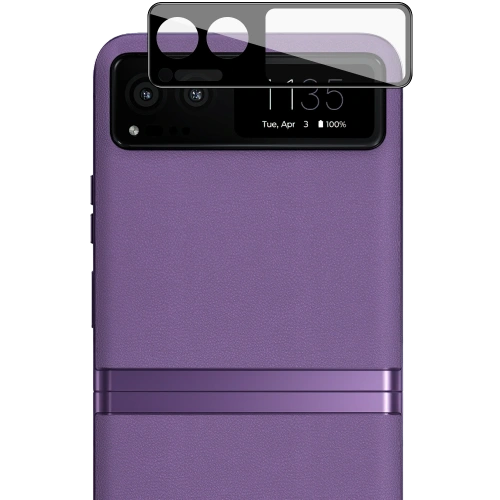 Szkło na aparat Bizon Glass Lens do Motorola Razr 40 [2 PACK]