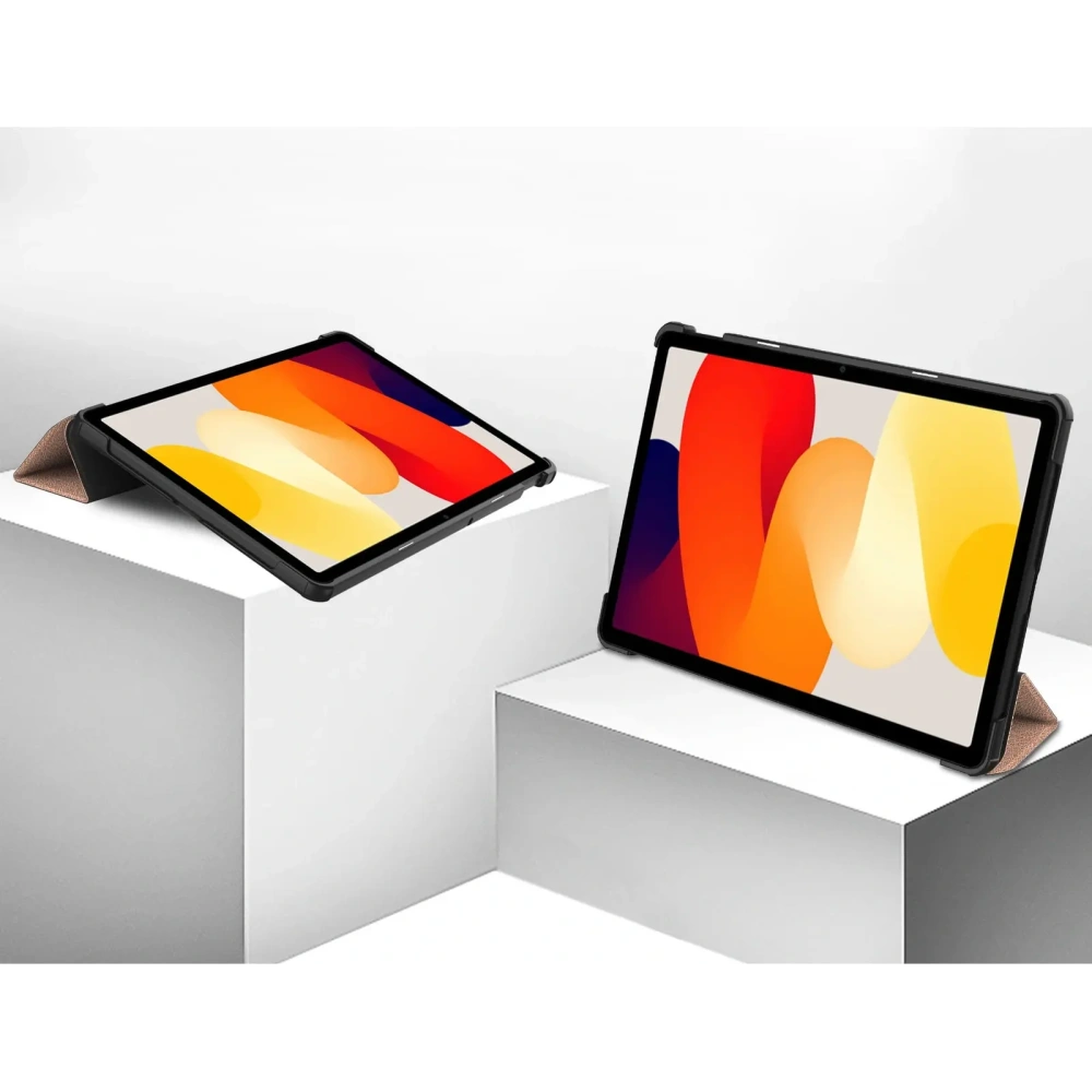 Hurtownia GSM - Etui Bizon Case Tab Croc do Xiaomi Redmi Pad SE różowozłote - BIZ3110 - {ean13} - Hurt