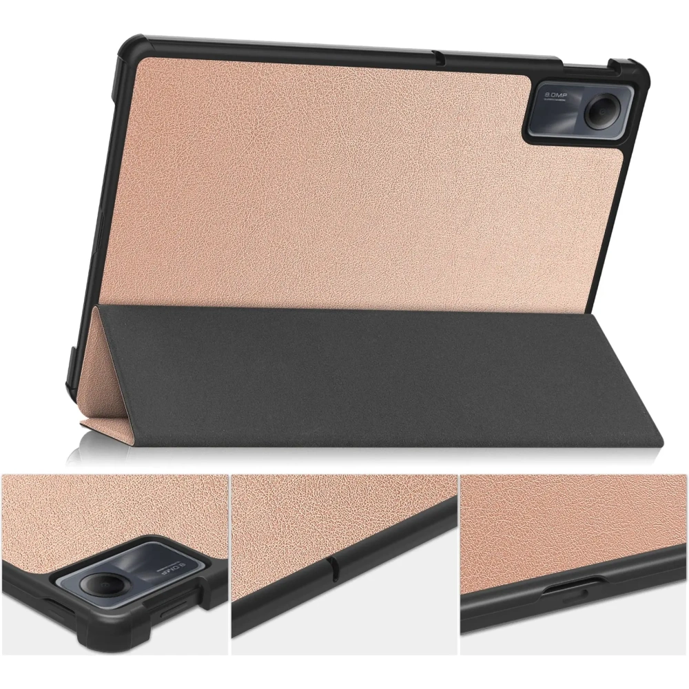 Hurtownia GSM - Etui Bizon Case Tab Croc do Xiaomi Redmi Pad SE różowozłote - BIZ3110 - {ean13} - Hurt