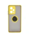 Hurtownia GSM - Bizon Case Hybrid Ring Xiaomi Redmi Note 12 Pro+ 5G füstös sárga kerettel - BIZ3112 - {ean13} - Hurt