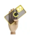 Hurtownia GSM - Bizon Case Hybrid Ring Xiaomi Redmi Note 12 Pro+ 5G füstös sárga kerettel - BIZ3112 - {ean13} - Hurt