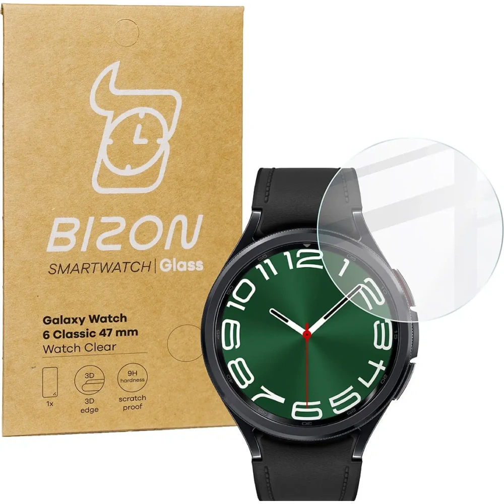 Hurtownia GSM - Sklářské tvrzené sklo Bizon Glass Clear pro Samsung Galaxy Watch 6 Classic 47 mm - BIZ3113 - {ean13} - Hurt