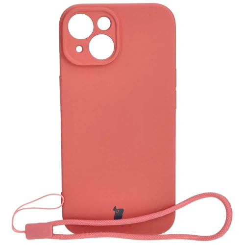 Etui Bizon Case Silicone do Apple iPhone 15 brudny róż