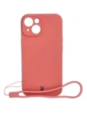 Bizon Case szilikon Apple iPhone 15 piszkos rózsaszín