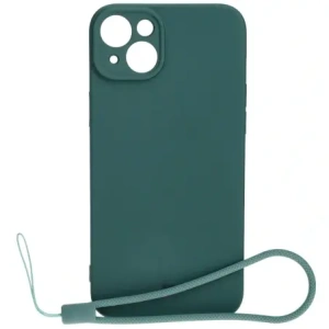 Hurtownia GSM - Caz de silicon Bizon Apple iPhone 15 Plus verde închis - BIZ3121 - {ean13} - Hurt