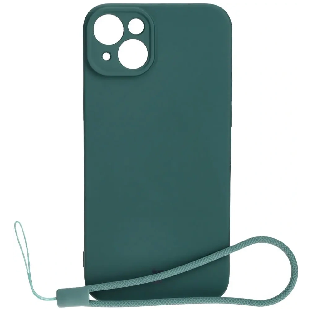 Hurtownia GSM - Caz de silicon Bizon Apple iPhone 15 Plus verde închis - BIZ3121 - {ean13} - Hurt