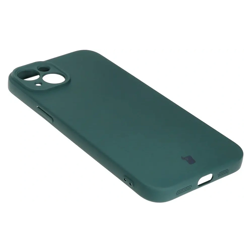 Hurtownia GSM - Caz de silicon Bizon Apple iPhone 15 Plus verde închis - BIZ3121 - {ean13} - Hurt