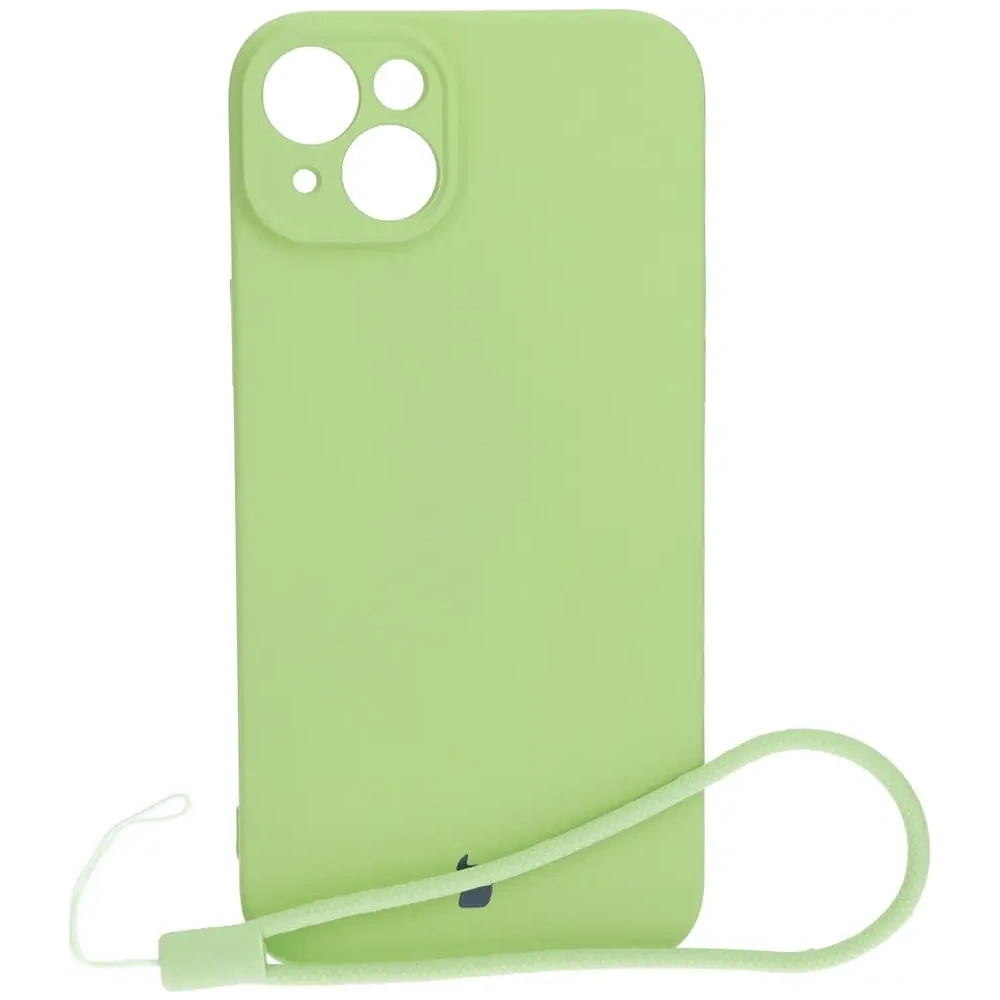 Hurtownia GSM - Bizon Case Silicone Apple iPhone 15 Plus verde deschis - BIZ3122 - {ean13} - Hurt